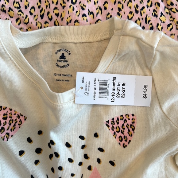 NWT Baby Gap 12-18 months set of 3 long sleeve t-shirts - Picture 2 of 4